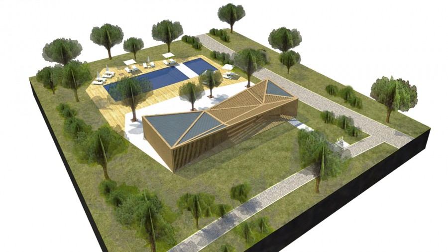 ​Piscina e Edifício de Apoio - Eco Resort, Tróia